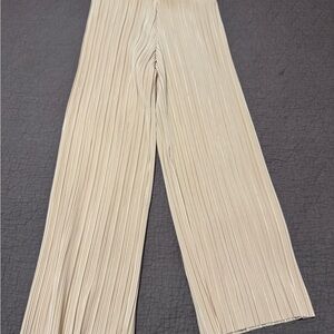 Ribbed thin light pants from Italy